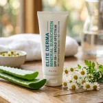 Opalovací krém proti sluneční alergii: Kompletní ochrana | SoláriumProfi.cz 2 Šetrný minerální krém proti sluneční alergii s aloe vera a heřmánkem